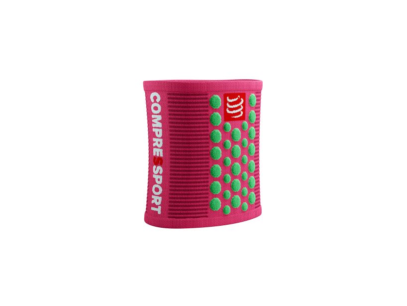 SWEATBANDS 3D.DOTS - HOT PINK